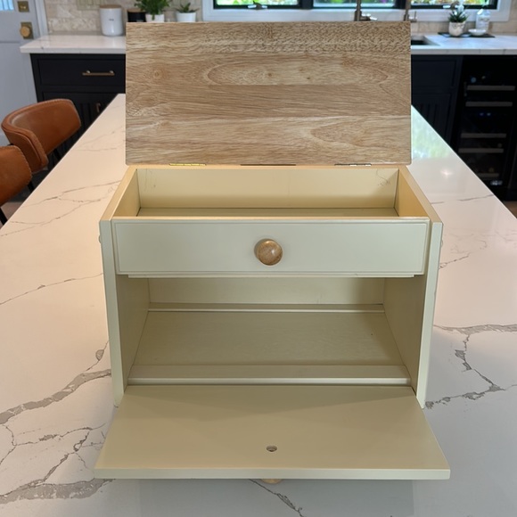 Pomerantz Vintage Mid-Century Modern Bread Box - Picture 2 of 9